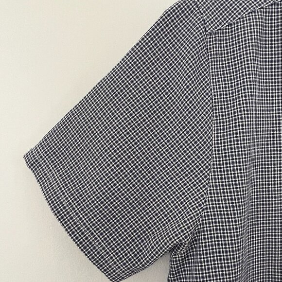 Fjallraven Men's Button Front Short Sleeve Checked Shirt, Size Medium - Picture 4 of 9